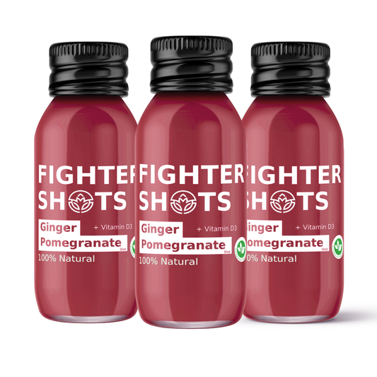 Fighter Shots Ginger + Pomegranate Shot (12x60ml)