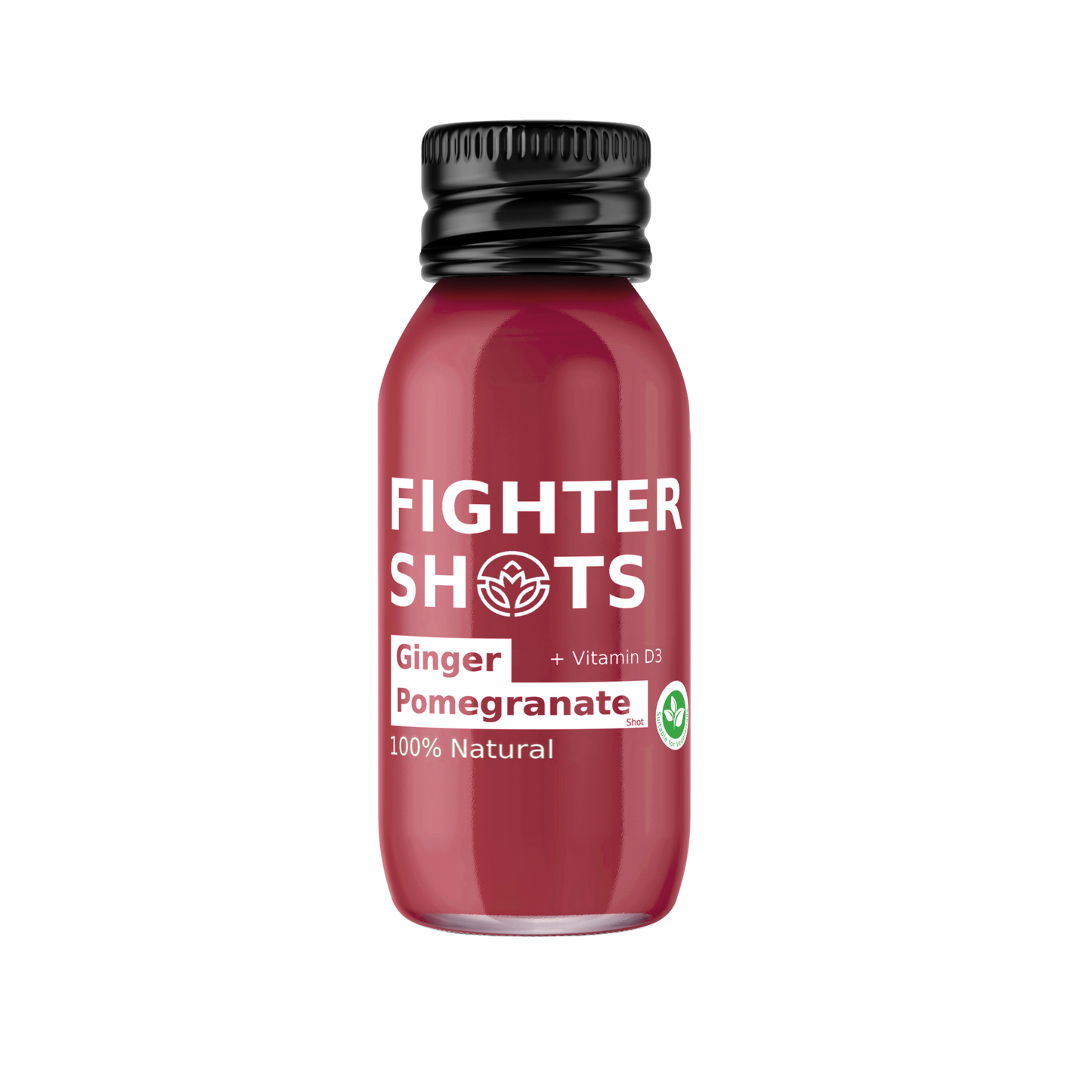 Fighter Shots Ginger + Pomegranate Shot (12x60ml)